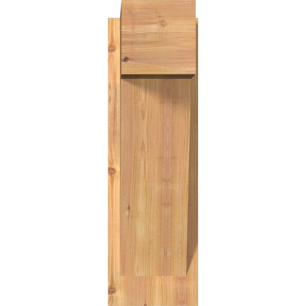 Traditional Block Smooth Outlooker, Western Red Cedar, 7 1/2W X 16D X 24H